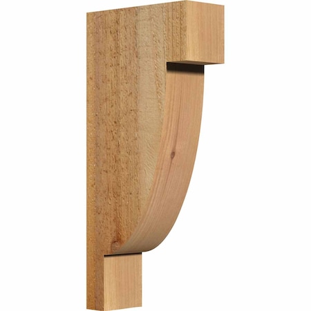 Ekena Millwork Alpine Rough Sawn Corbel, Western Red Cedar, 4"W x 10"D x 22"H COR04X10X22ALP00RWR